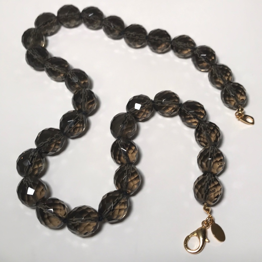 Joan Rivers Dark Bead Necklace